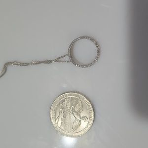 14k 1/4 CT diamond necklace